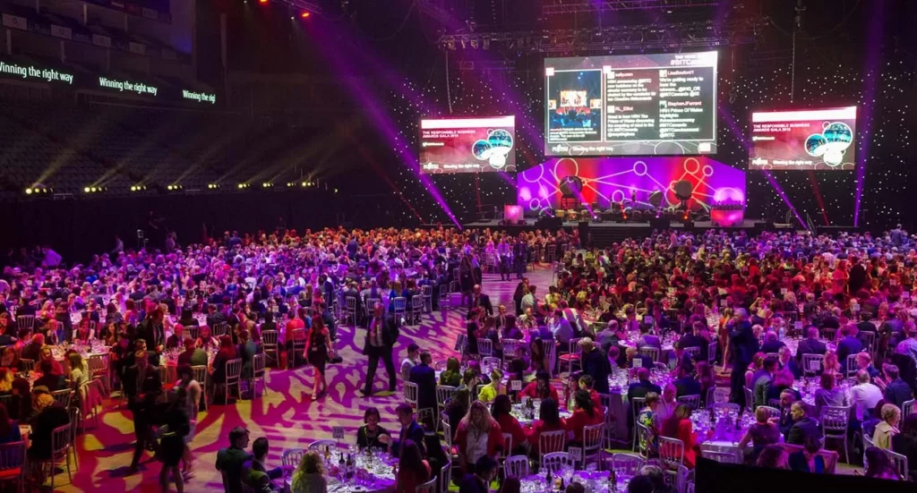 Triangle worked with BITC (Business in the Community) on their annual awards show, hosted in the o2 Arena, London. Triangle has global offices in the USA (America), UK (United Kingdom), Europe and UAE (Dubai).